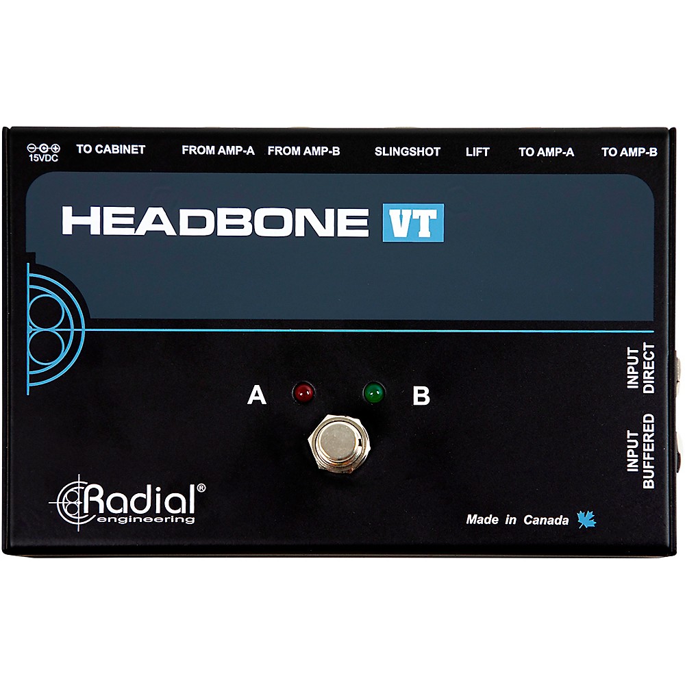 radial engineering headbone vt amp head switcher