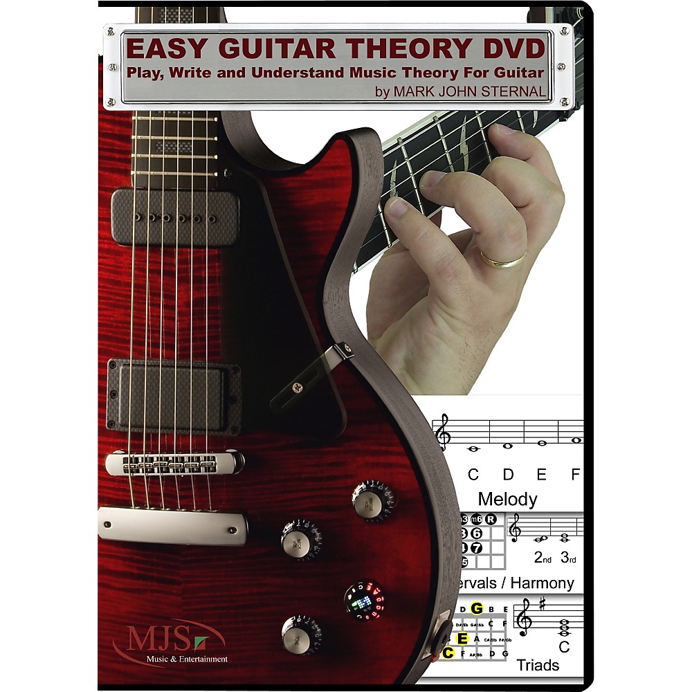 mjs music publications easy guitar theory (dvd)