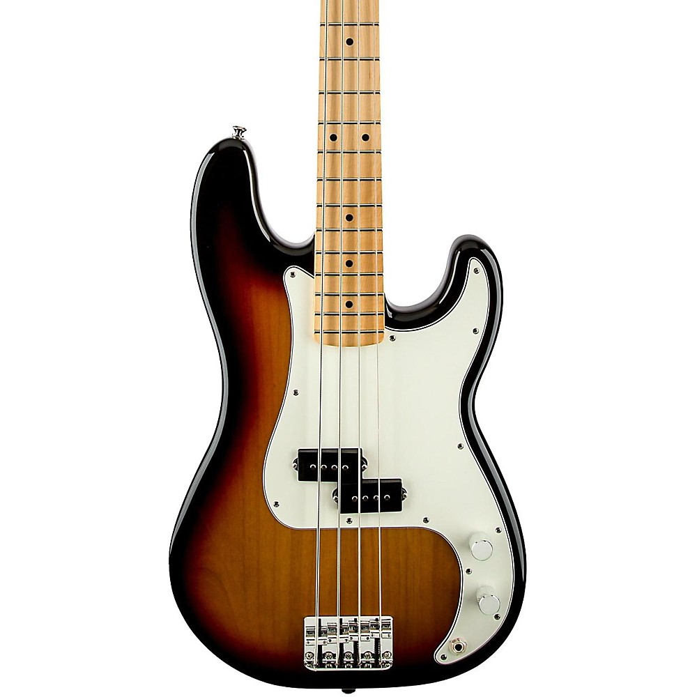 fender standard precision bass guitar brown sunburst