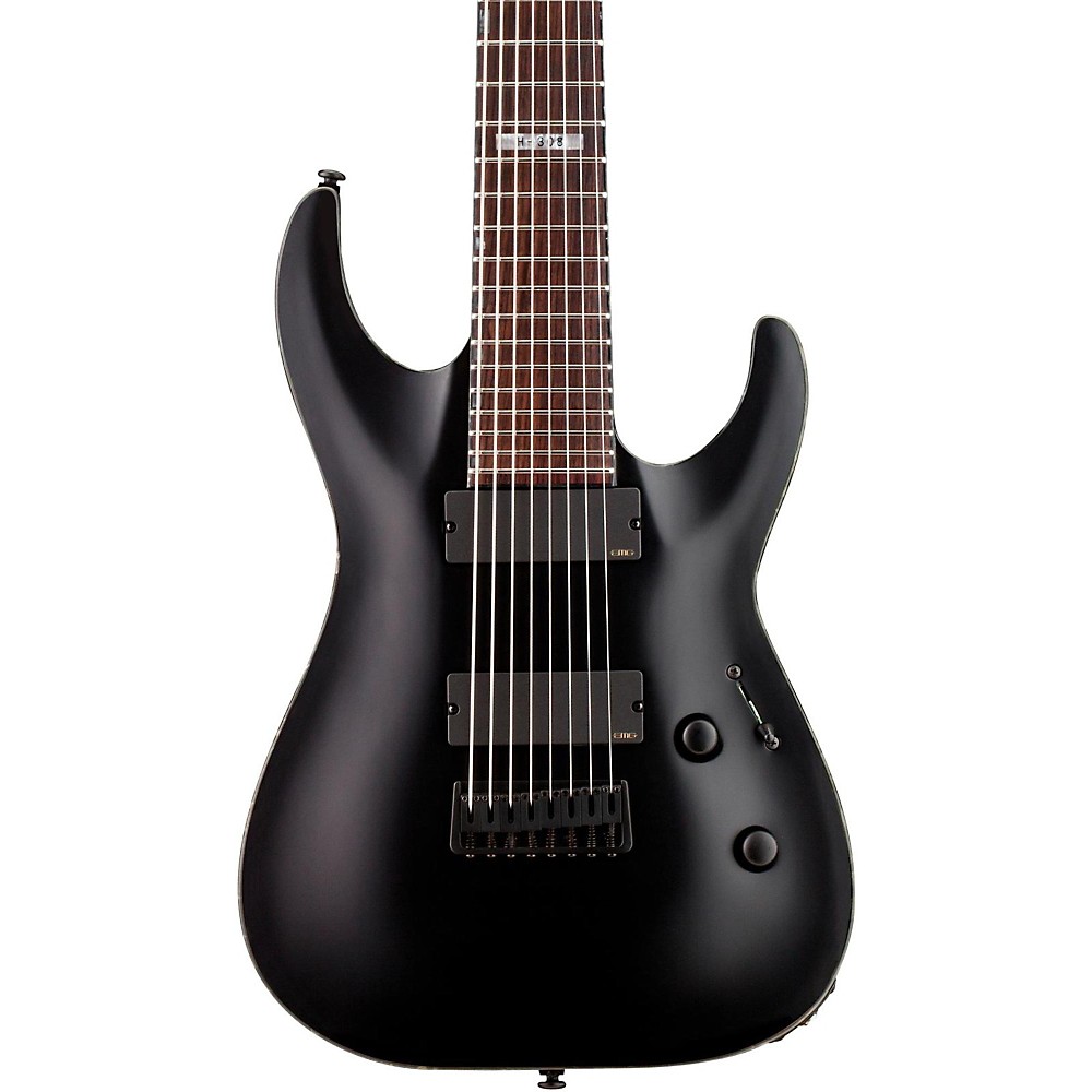 Esp H-308 Ltd 8-string Electric Guitar Black Satin – Yakinti