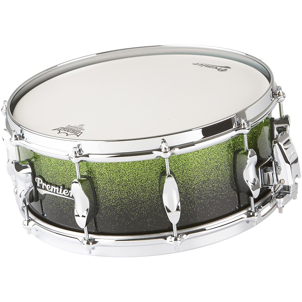 Premier Series Elite Maple Snare Drum Apple Fade Sparkle Lacquer 14×5.5