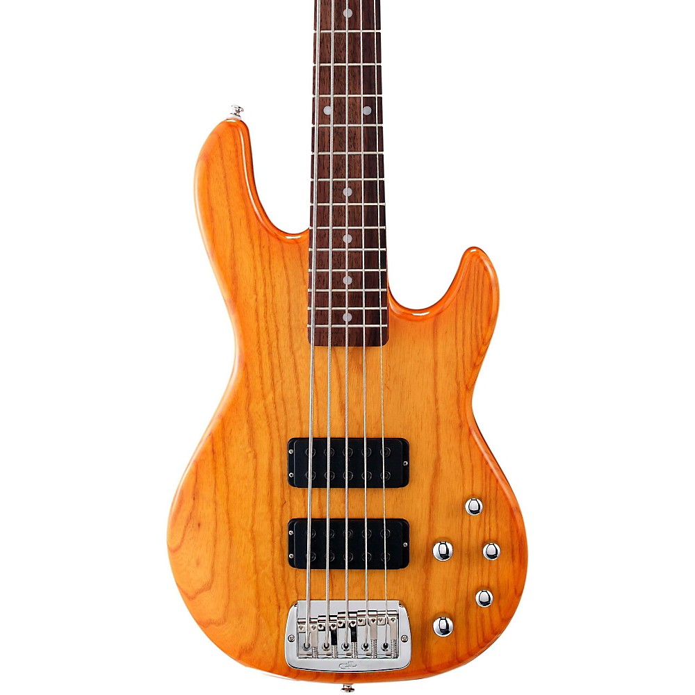 G&l Tribute M2500 5string Electric Bass Honeyburst Rosewood Fretboard