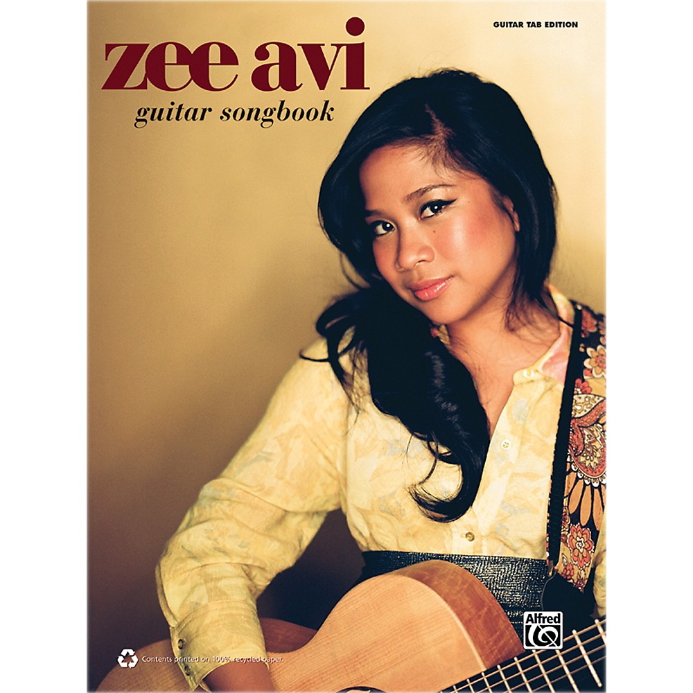 Alfred Zee Avi Guitar Songbook Book