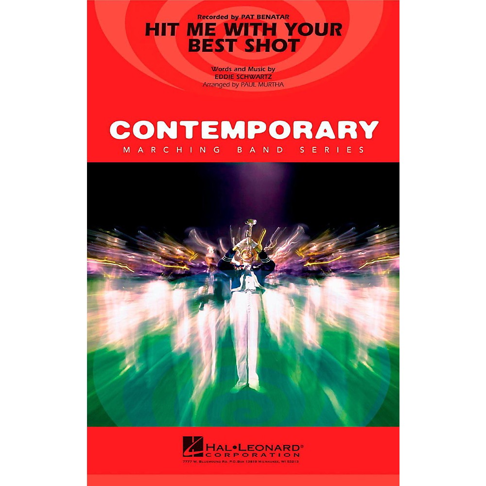 hal leonard hit with your best shot - pep band/marching band