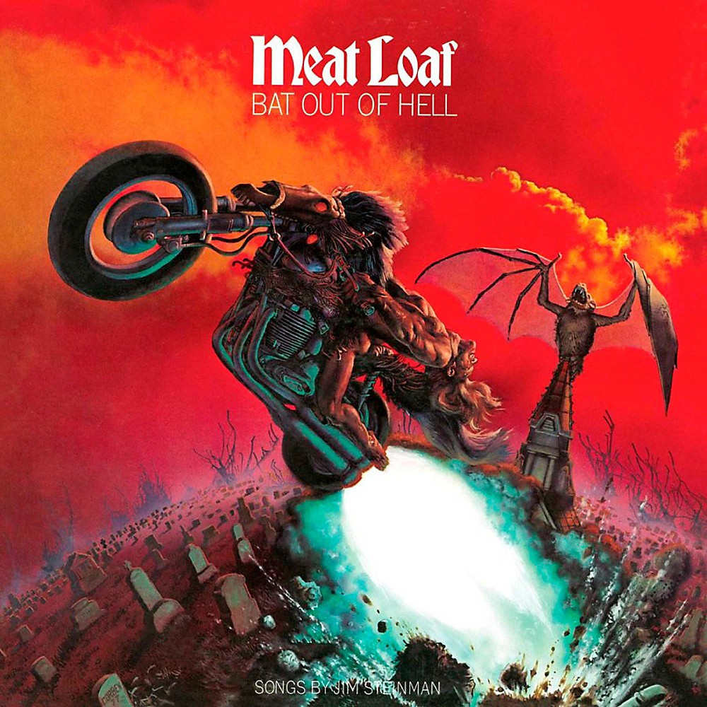 RED Meatloaf Bat out of Hell LP eBay