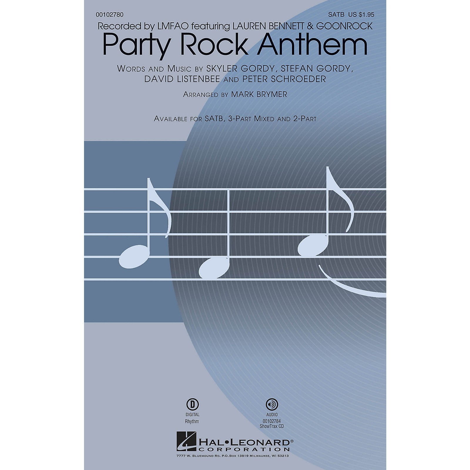 Hal Leonard Party Rock Anthem Satb Satb By Lmfao Arranged By Mark Brymer Woodwind Brasswind - party rock anthem roblox id full song