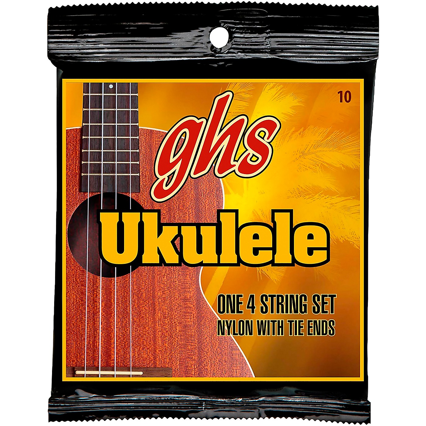 GHS 10 SET Standard Ukulele Clear Nylon Strings Hawaian D Tuning thumbnail