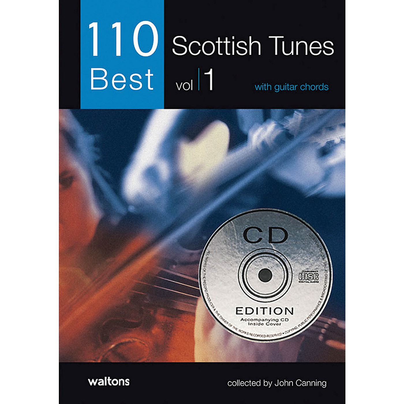 Waltons 110 Best Scottish Tunes (with Guitar Chords) Waltons Irish Music Books Series Softcover with CD thumbnail
