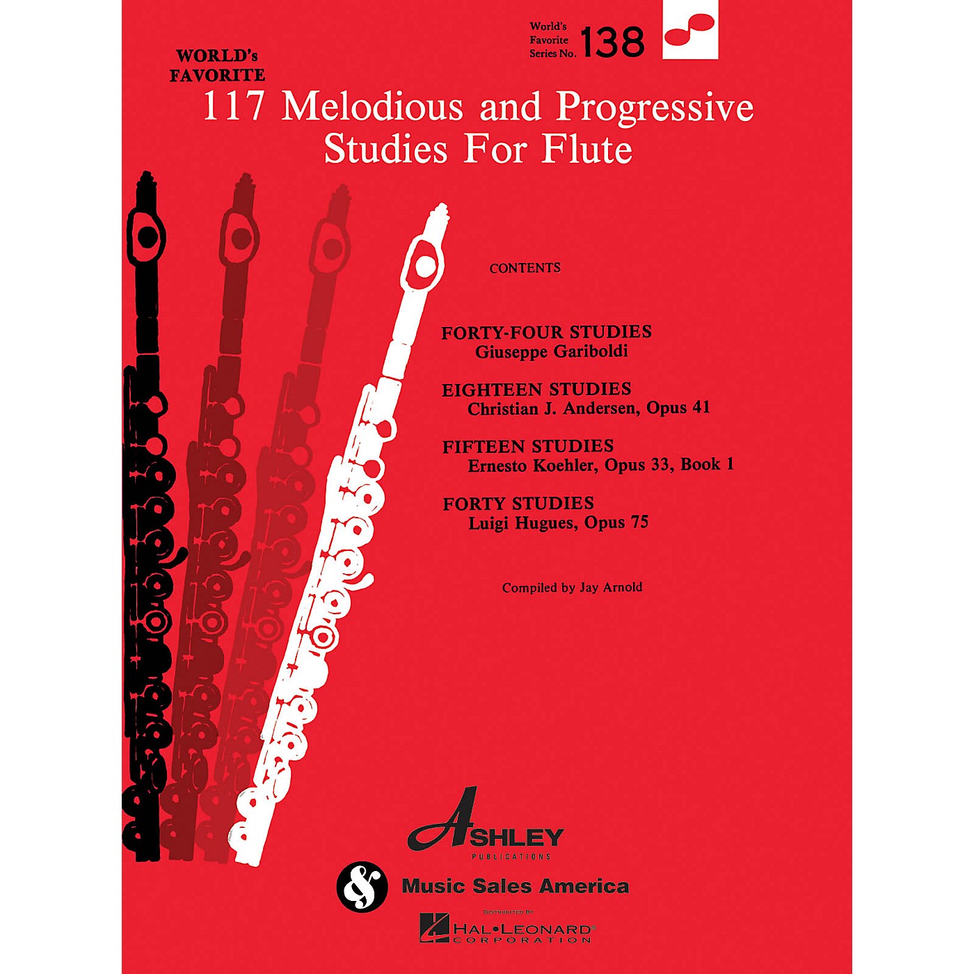 Ashley Publications Inc. 117 Melodious and Progressive Studies for Flute World's Favorite (Ashley) Series thumbnail