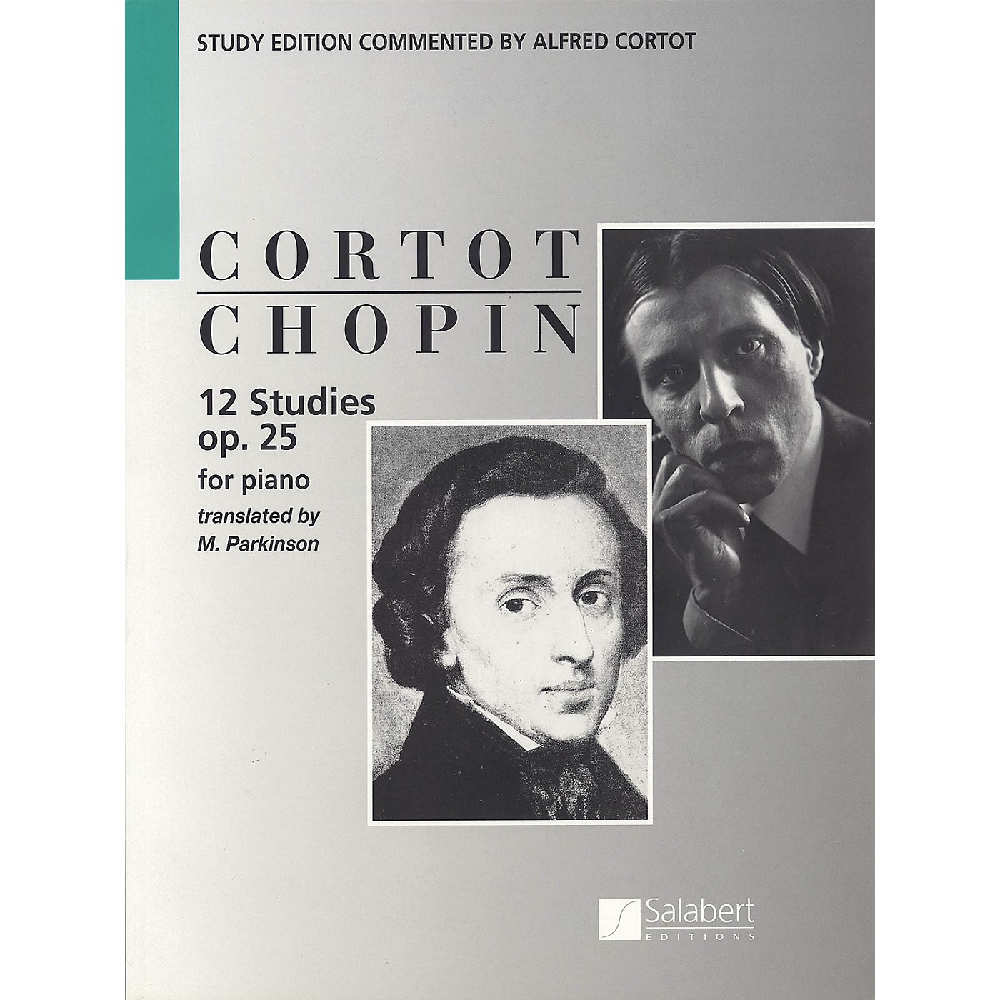 Editions Salabert 12 Etudes, Op. 25 (Piano Solo) Piano Method Series Composed by Frederic Chopin Edited by Alfred Cortot thumbnail