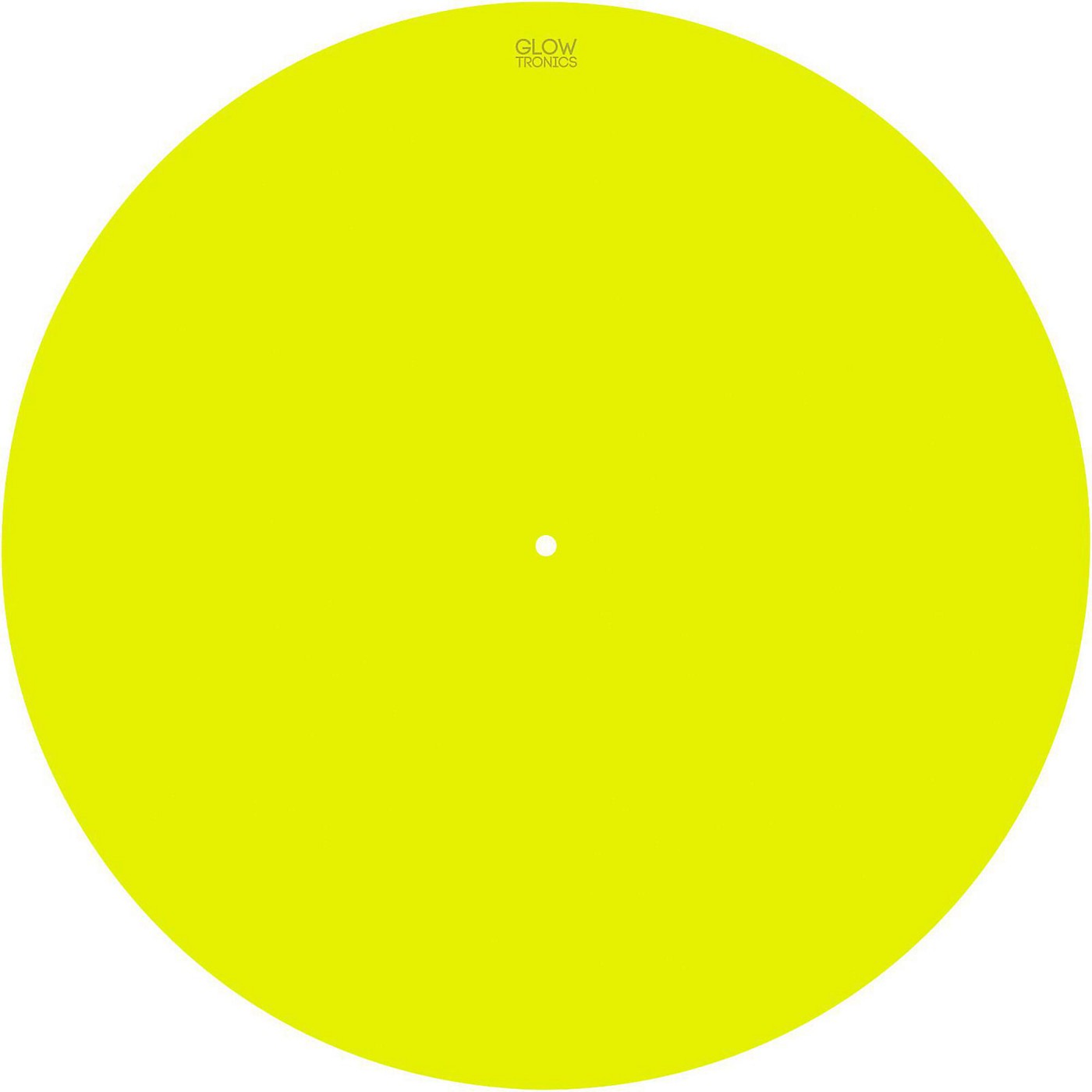Glowtronics 12 in. UV-activated Yellow Glow DJ Slipmat thumbnail