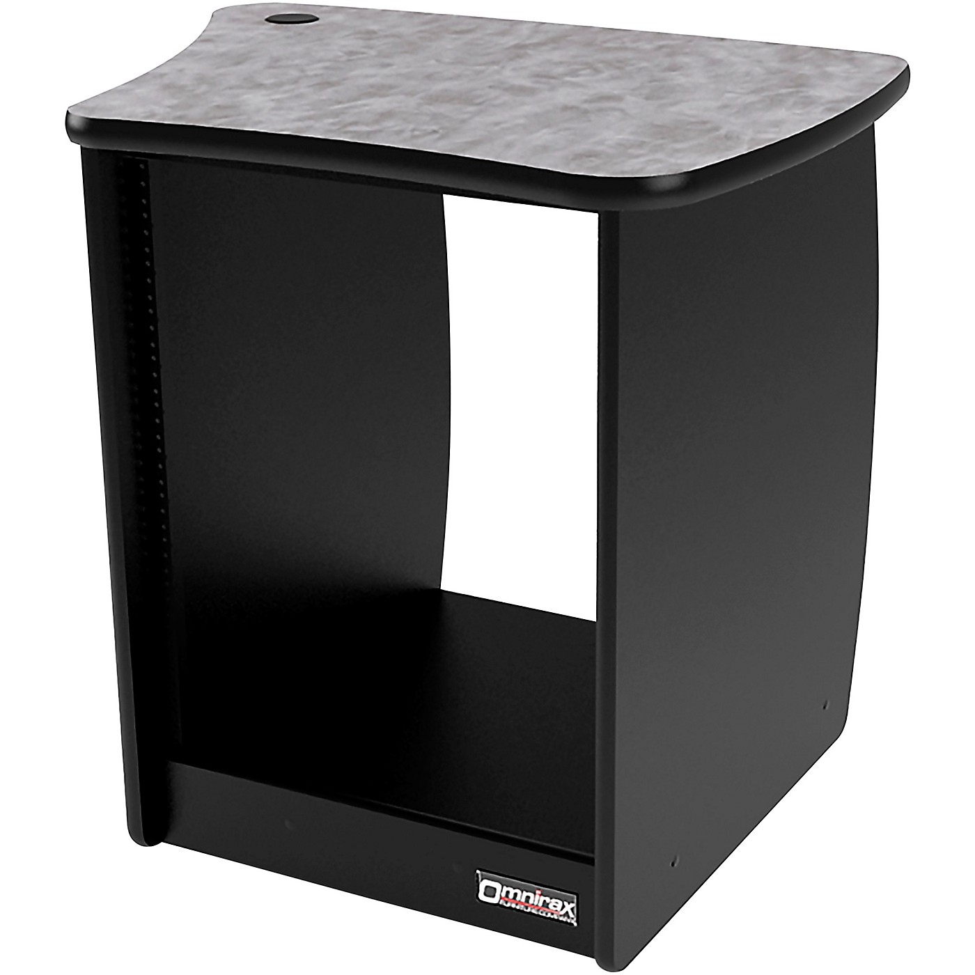 Omnirax 13-Rack Unit Right-Side Cabinet for OmniDesk Suite-Pewter Brush thumbnail