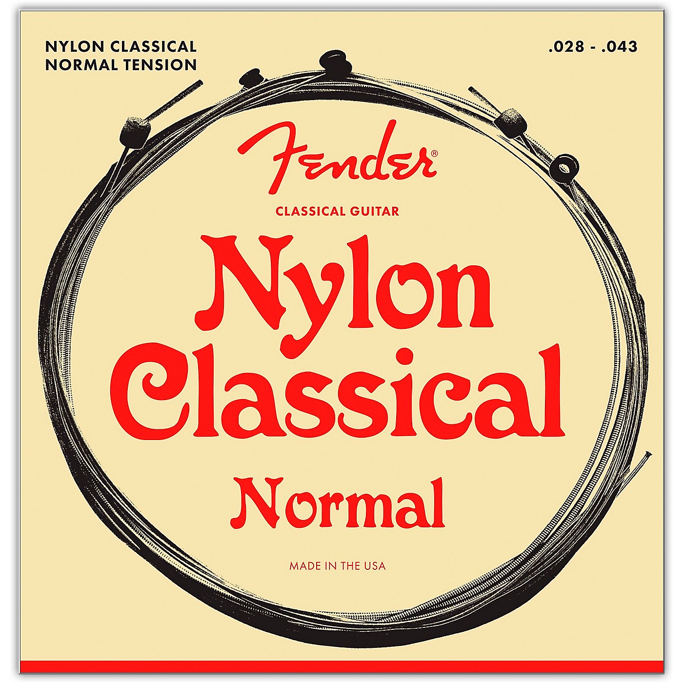 Fender 130 Clear/Silver Classical Nylon Guitar Strings - Ball End thumbnail