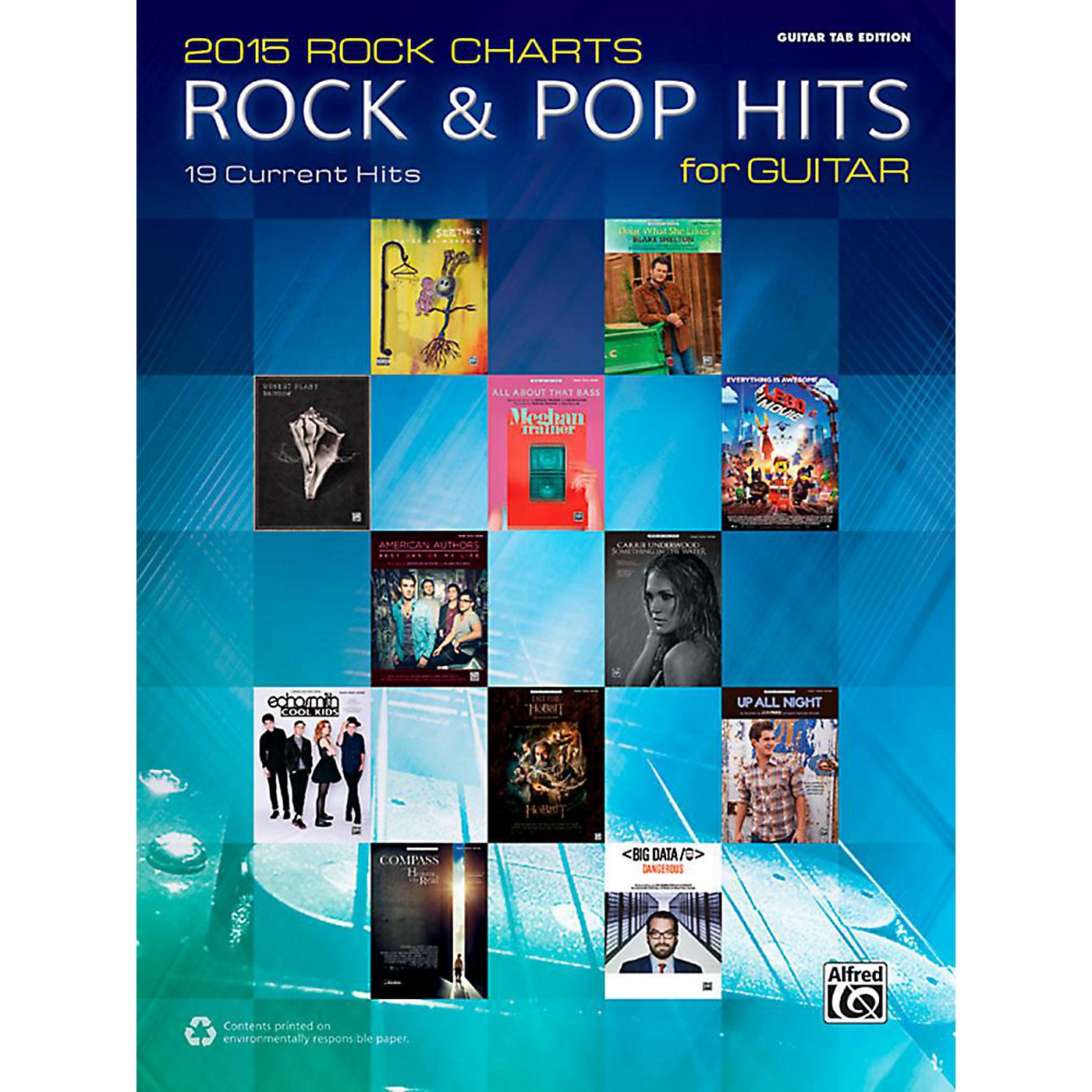 Alfred 2015 Rock Charts: Rock & Pop Hits for Guitar - Guitar TAB Edition Songbook thumbnail