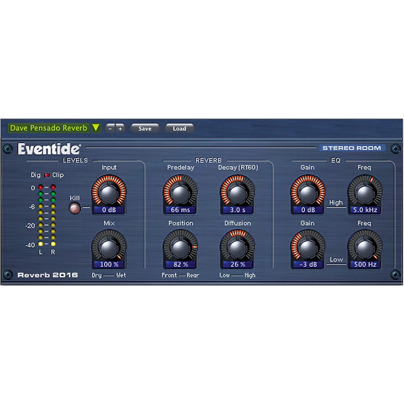 Eventide 2016 Stereo Room Native AAX64/AU/VST Software Download thumbnail
