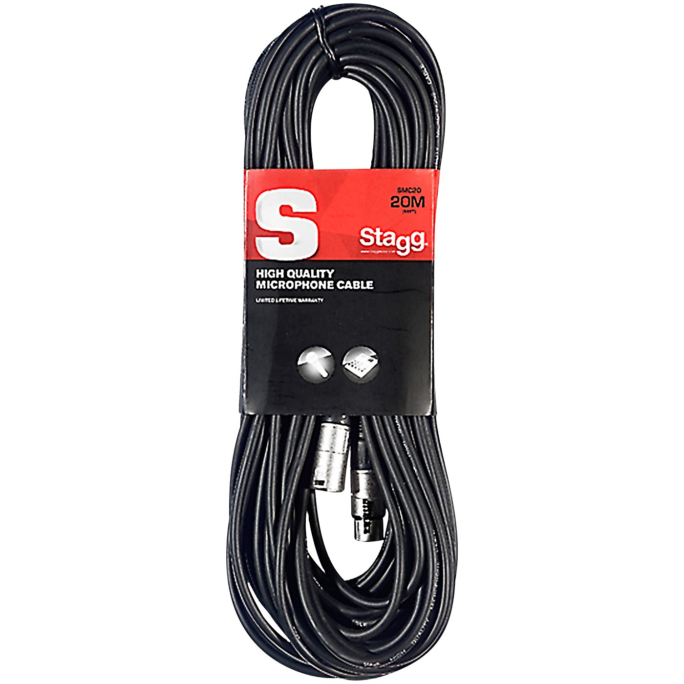 Stagg 20M/66FT Microphone Cable XLRf-XLRm thumbnail