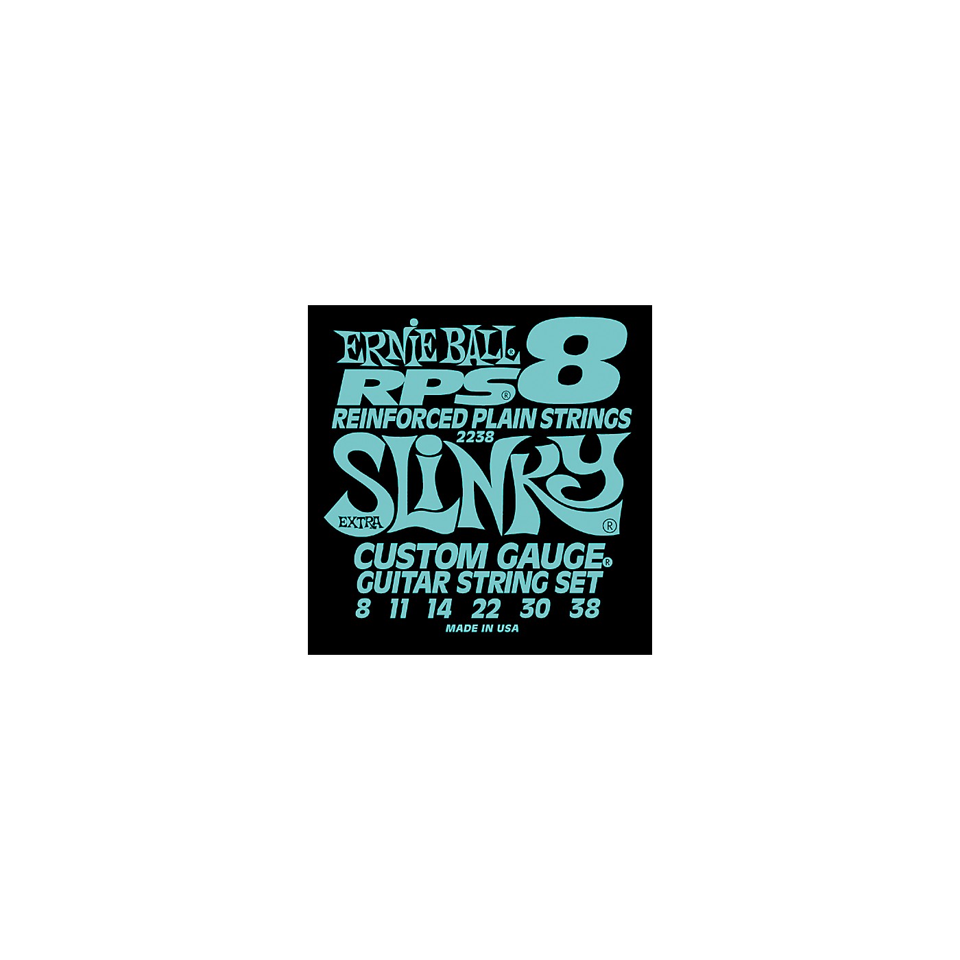 Ernie Ball 2238 Extra Slinky RPS 8 Electric Guitar Strings thumbnail