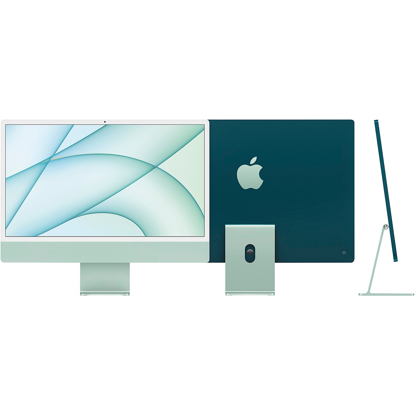 Apple 24 in. iMac with Retina 4.5K 8 core M1 8GB 256GB MGPH3LL A Green thumbnail