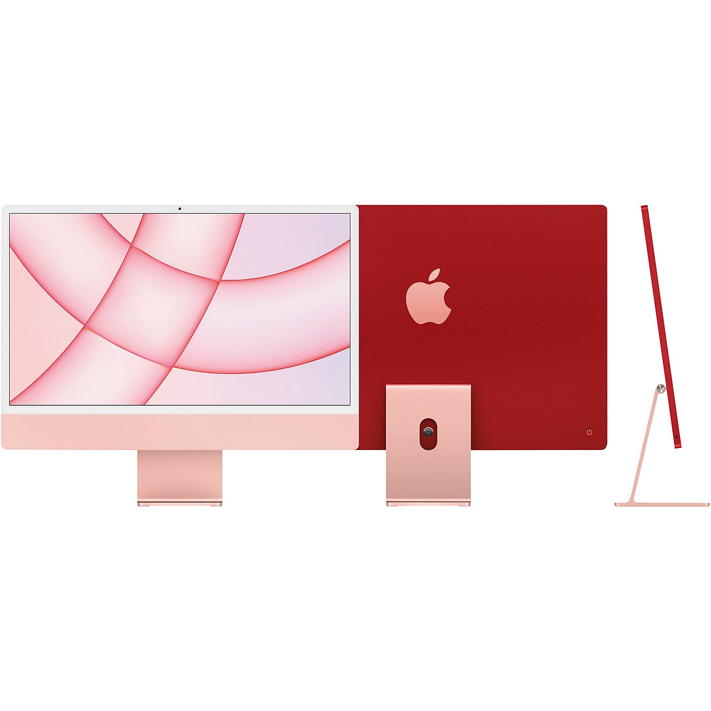 Apple 24 in. iMac with Retina 4.5K 8 core M1 8GB 256GB MJVA3LL A Pink thumbnail