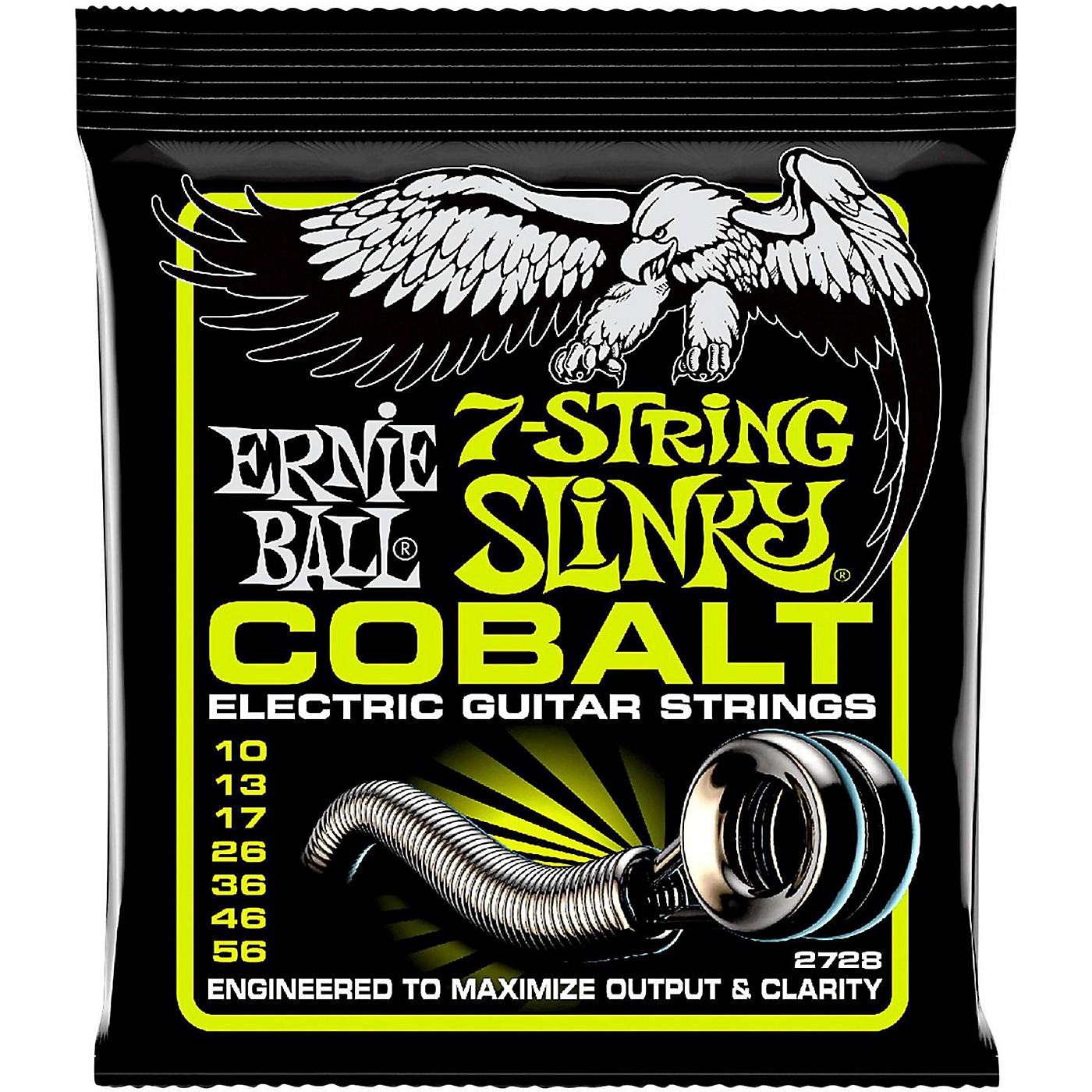 Ernie Ball 2728 Cobalt 7-String Regular Slinky Electric Guitar Strings thumbnail
