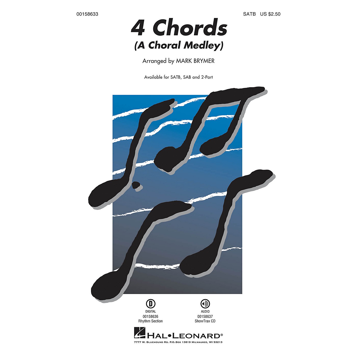 Hal Leonard 4 Chords (A Choral Medley) SATB arranged by Mark Brymer thumbnail