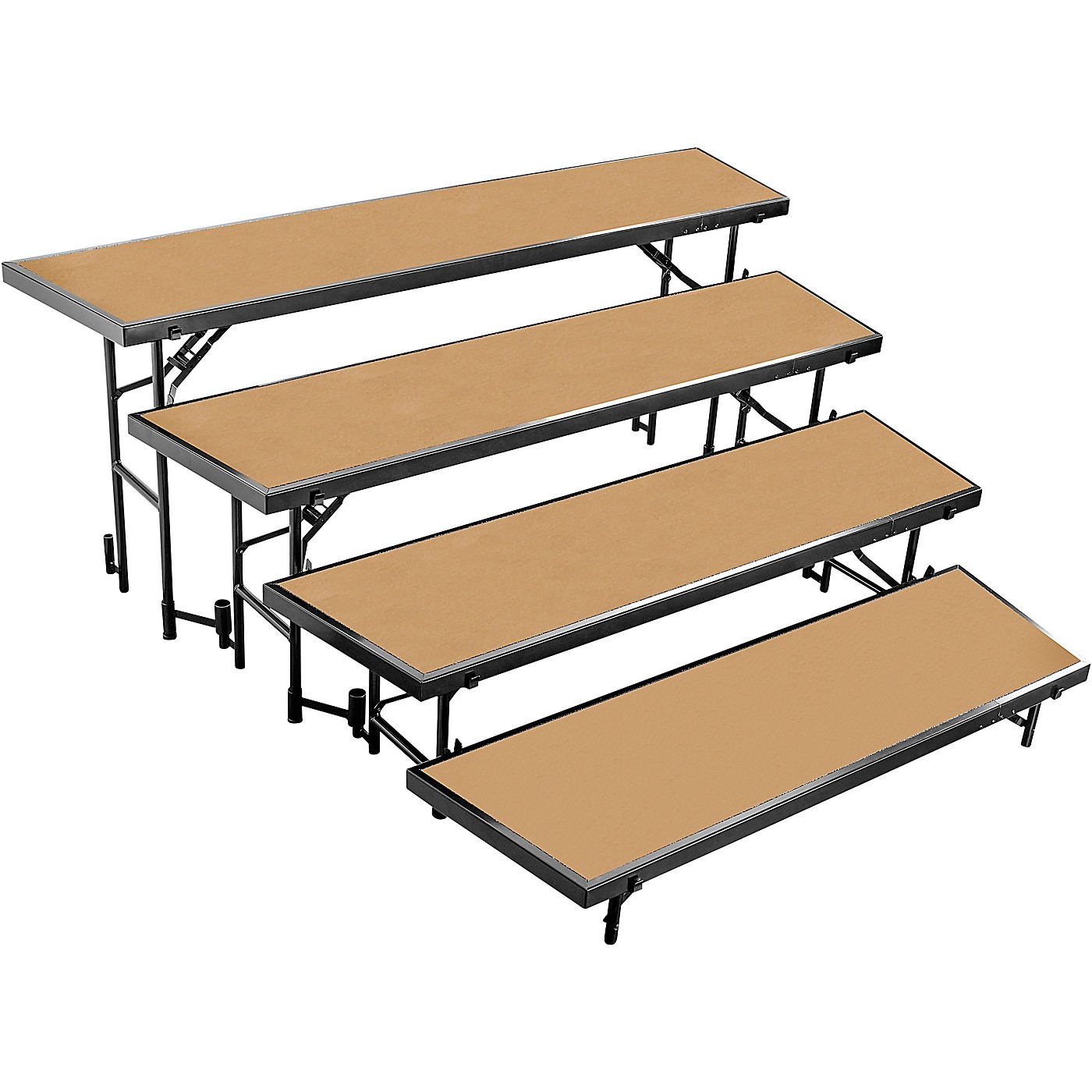 National Public Seating 4 Level Tapered Standing Choral Riser thumbnail