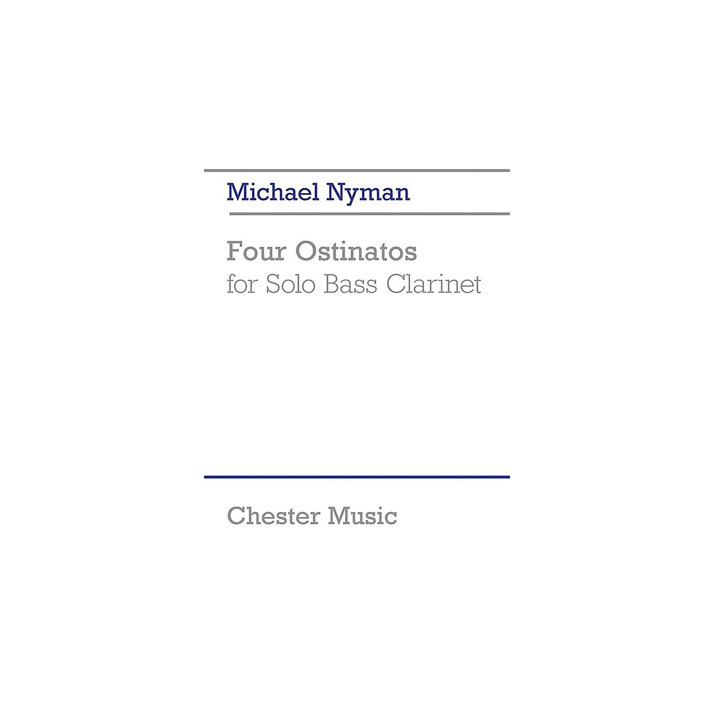 CHESTER MUSIC 4 Ostinatos for Solo Bass Clarinet Music Sales America Series Softcover thumbnail