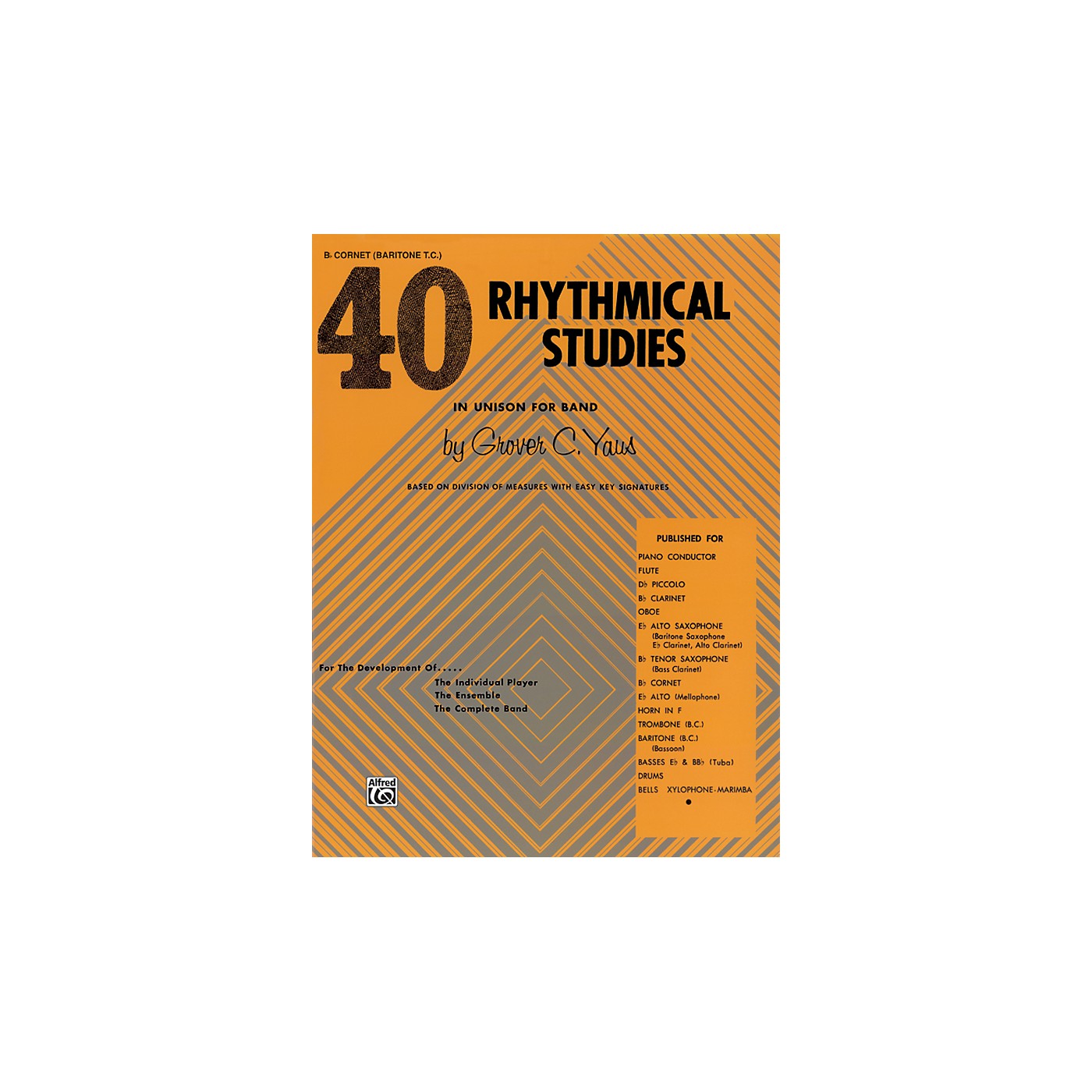 Alfred 40 Rhythmical Studies B-Flat Cornet (Trumpet) thumbnail