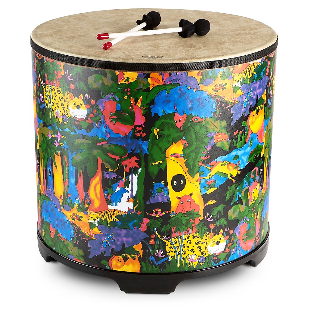 Remo キッズ・ギャザリング・ドラム Remo Kid's Percussion Rain Forest Gathering Drum 21 x 22 in