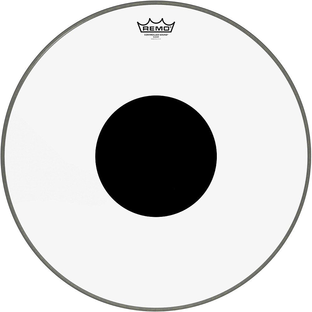 Remo Controlled Sound Clear with Black Dot Bass Drum 20 in.