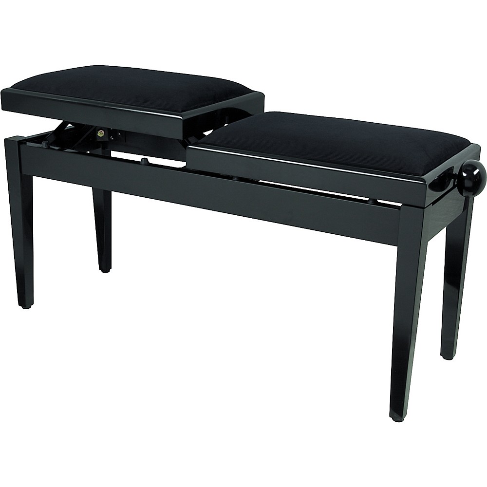 Musician's Gear Double Adjustable Piano Bench Piano Blk eBay