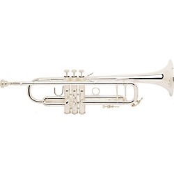 Bach 180S43 Stradivarius Series Bb Trumpet in silver plate.