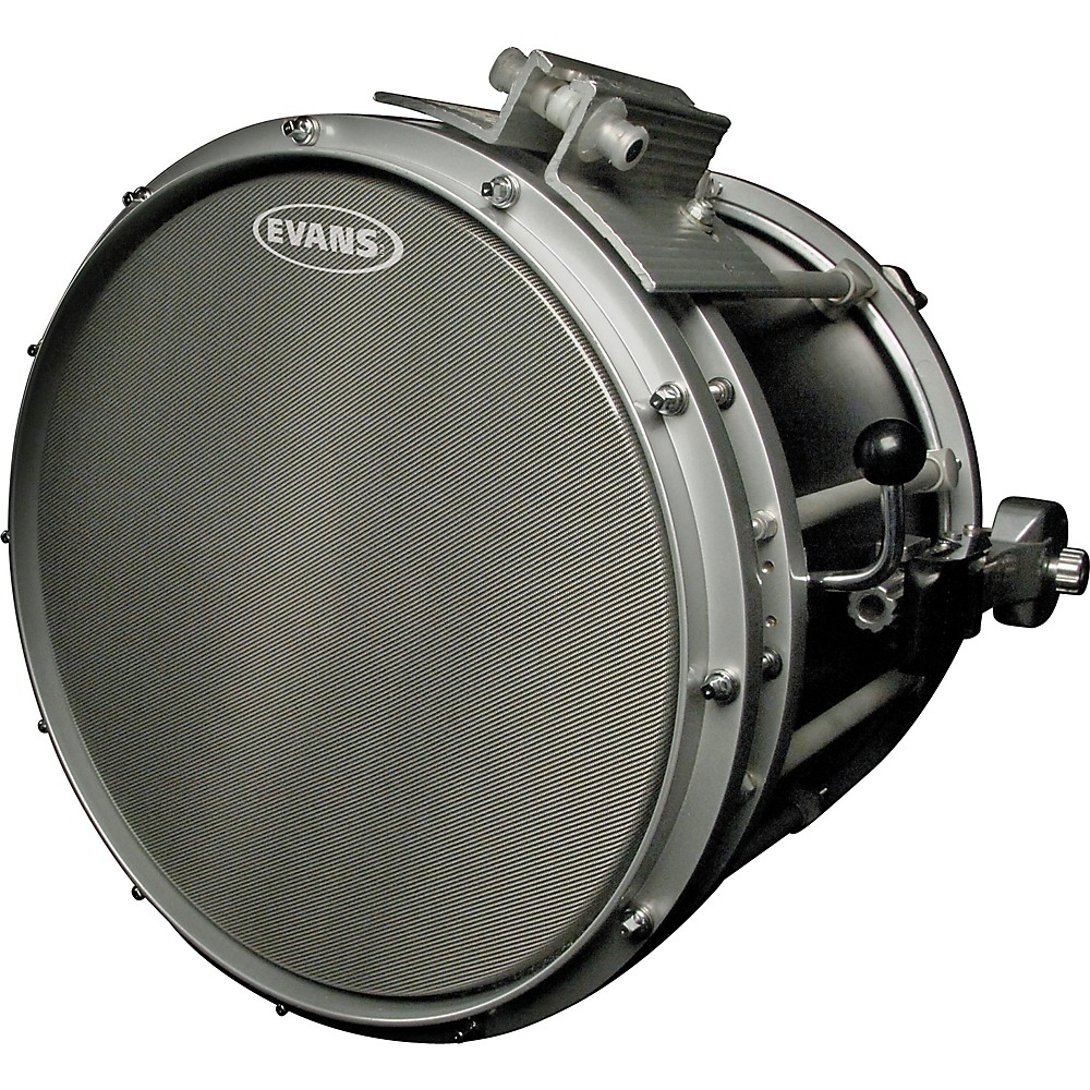 Evans Hybrid Marching Snare Drum Batter Head Gray 14in
