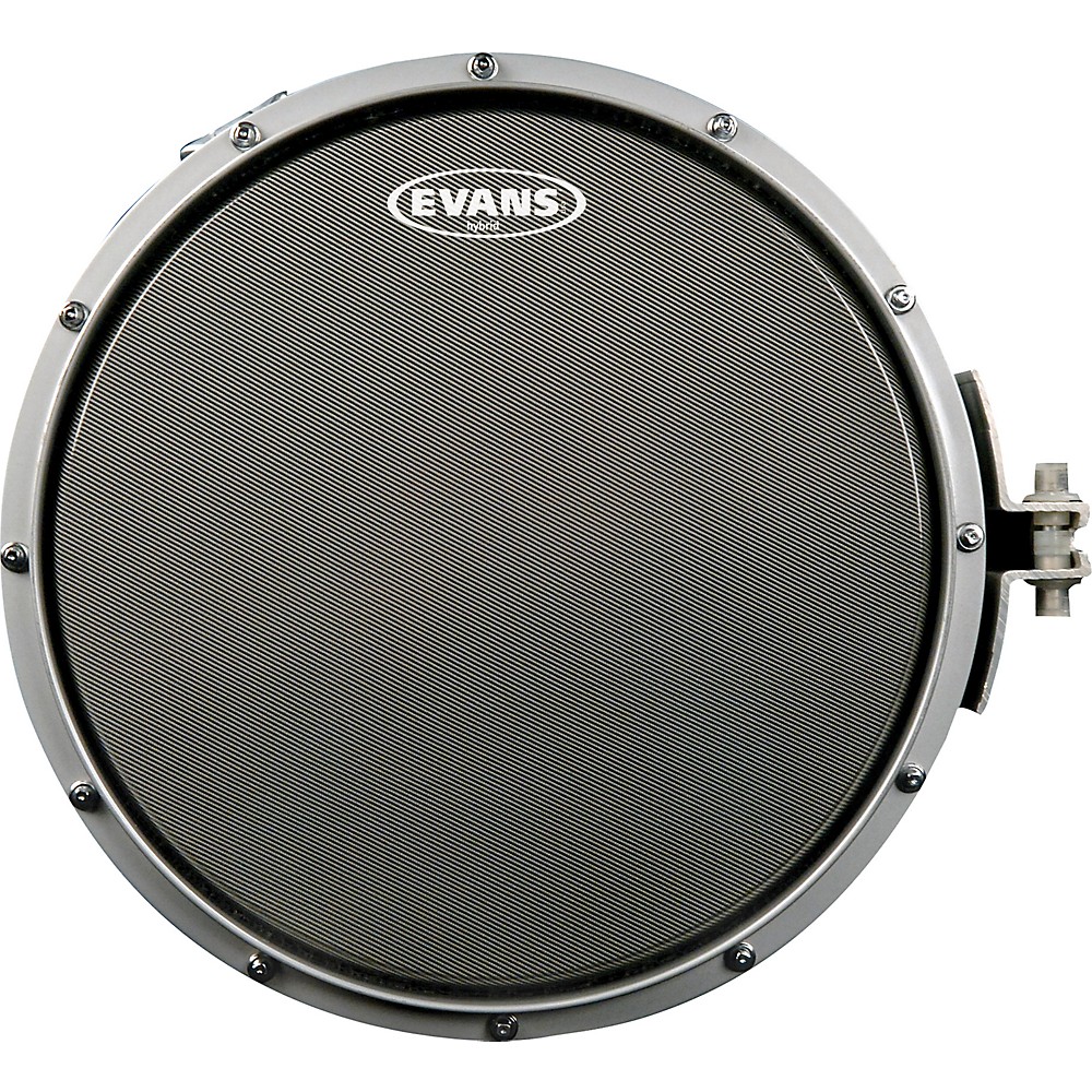 Evans Hybrid Marching Snare Drum Batter Head Gray 14in
