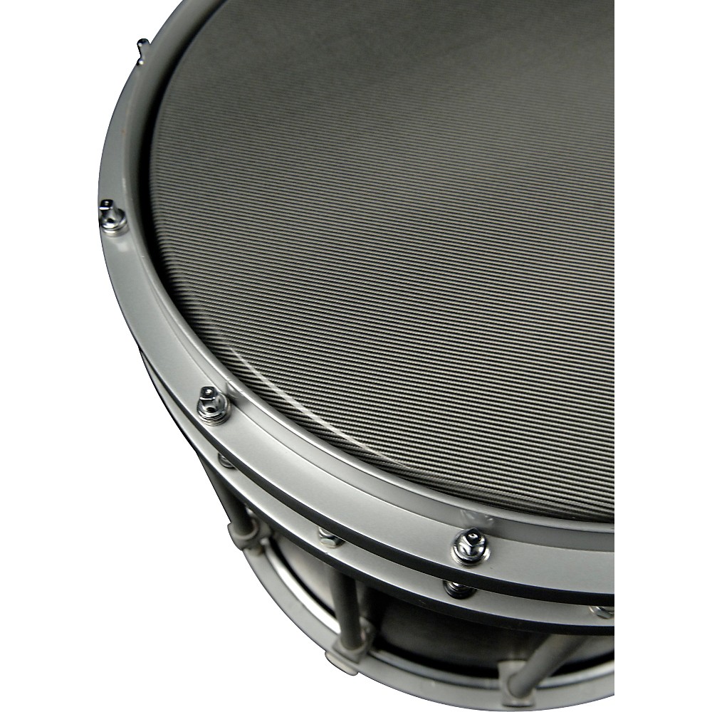 Evans Hybrid Marching Snare Drum Batter Head Gray 14in