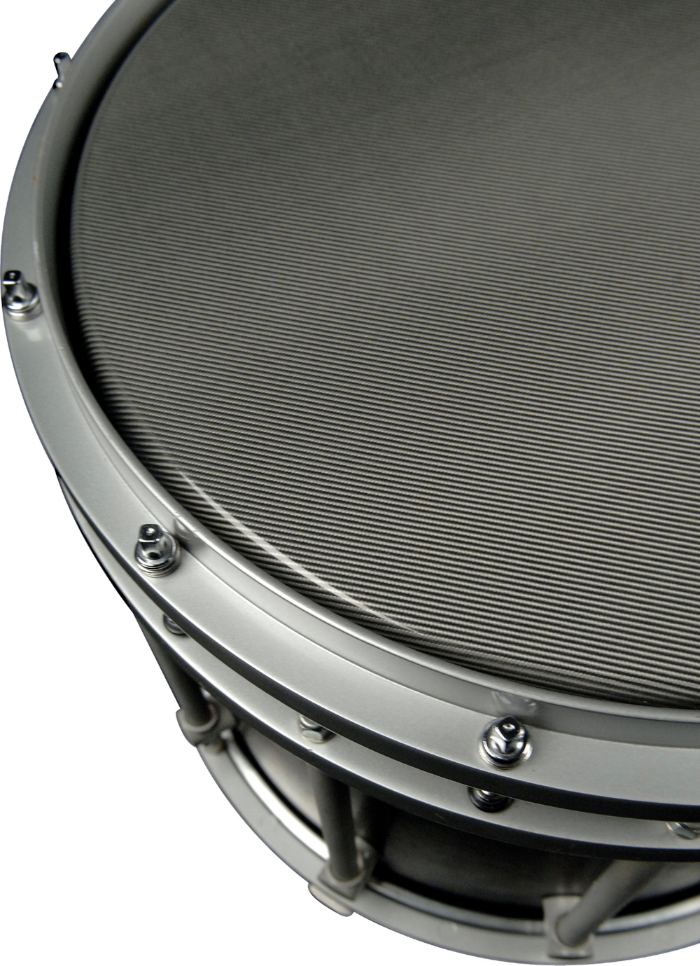 Evans Hybrid Marching Snare Drum Batter Head Gray 14in