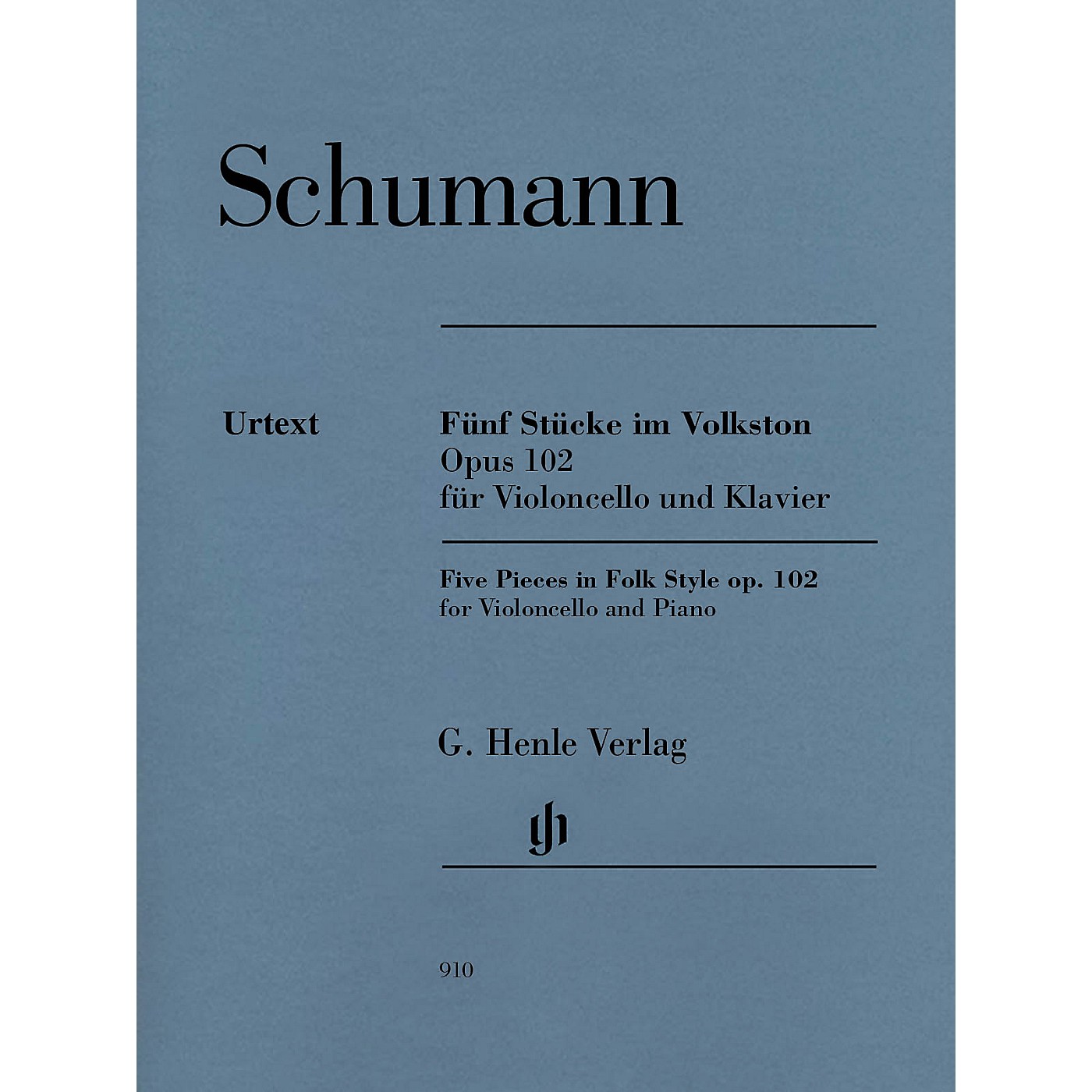 G. Henle Verlag 5 Pieces in Folk Style, Op. 102 Henle Music by Robert Schumann Edited by Ernst Herttrich thumbnail