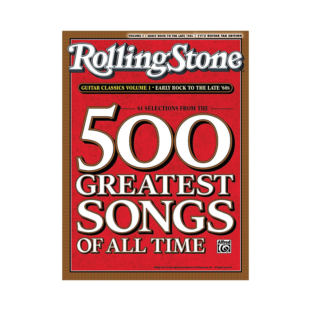 alfred-rolling-stone-500-greatest-songs-of-all-time-guitar-classics-volume-1-9780739052204-ebay