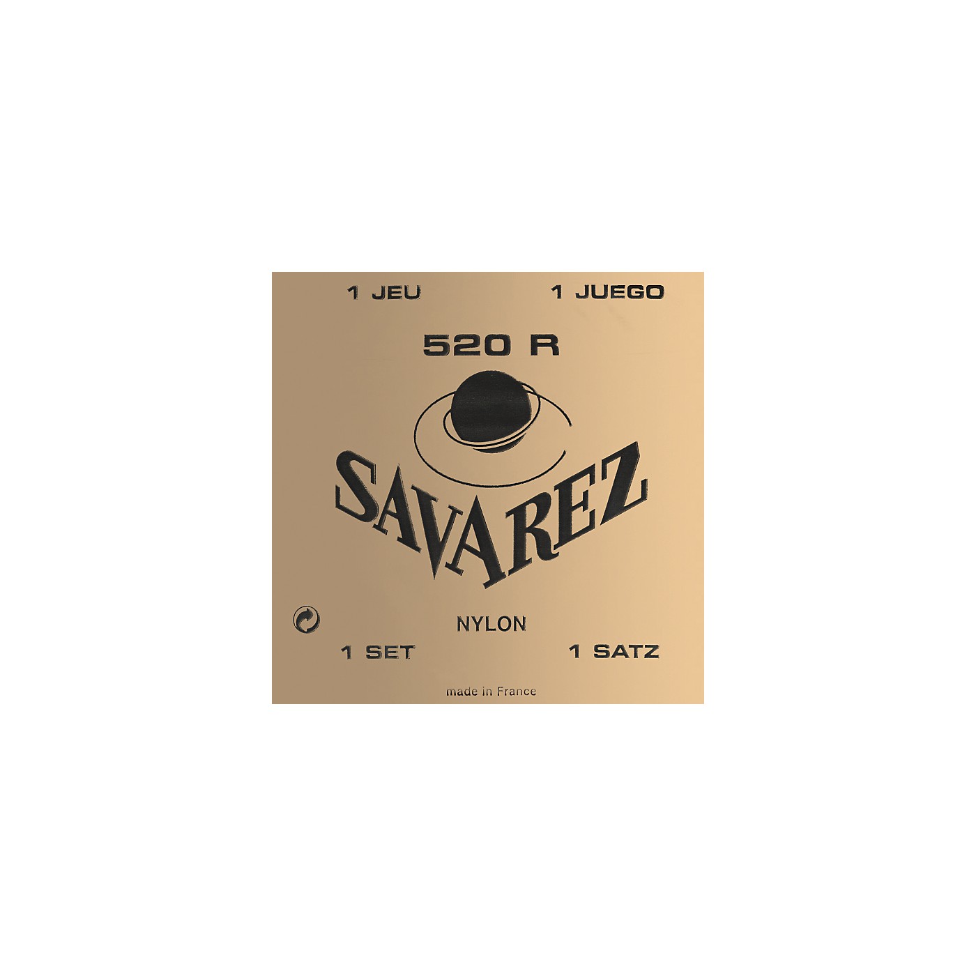 Savarez 520R Traditional Red Card Strong Tension Classical Guitar Strings thumbnail