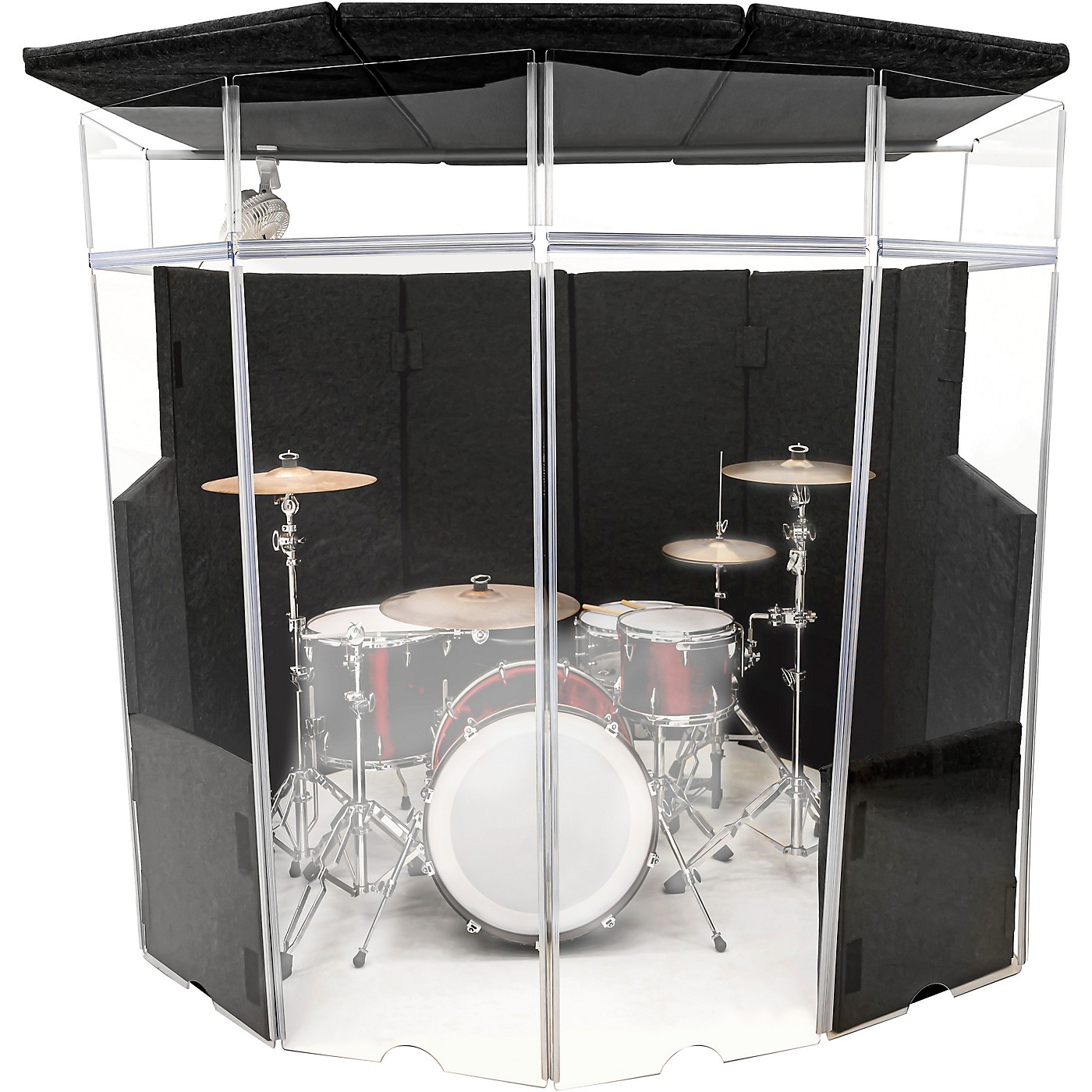 Control Acoustics 6 Foot Acrylic Isolation Booth and Sound Dampening System thumbnail