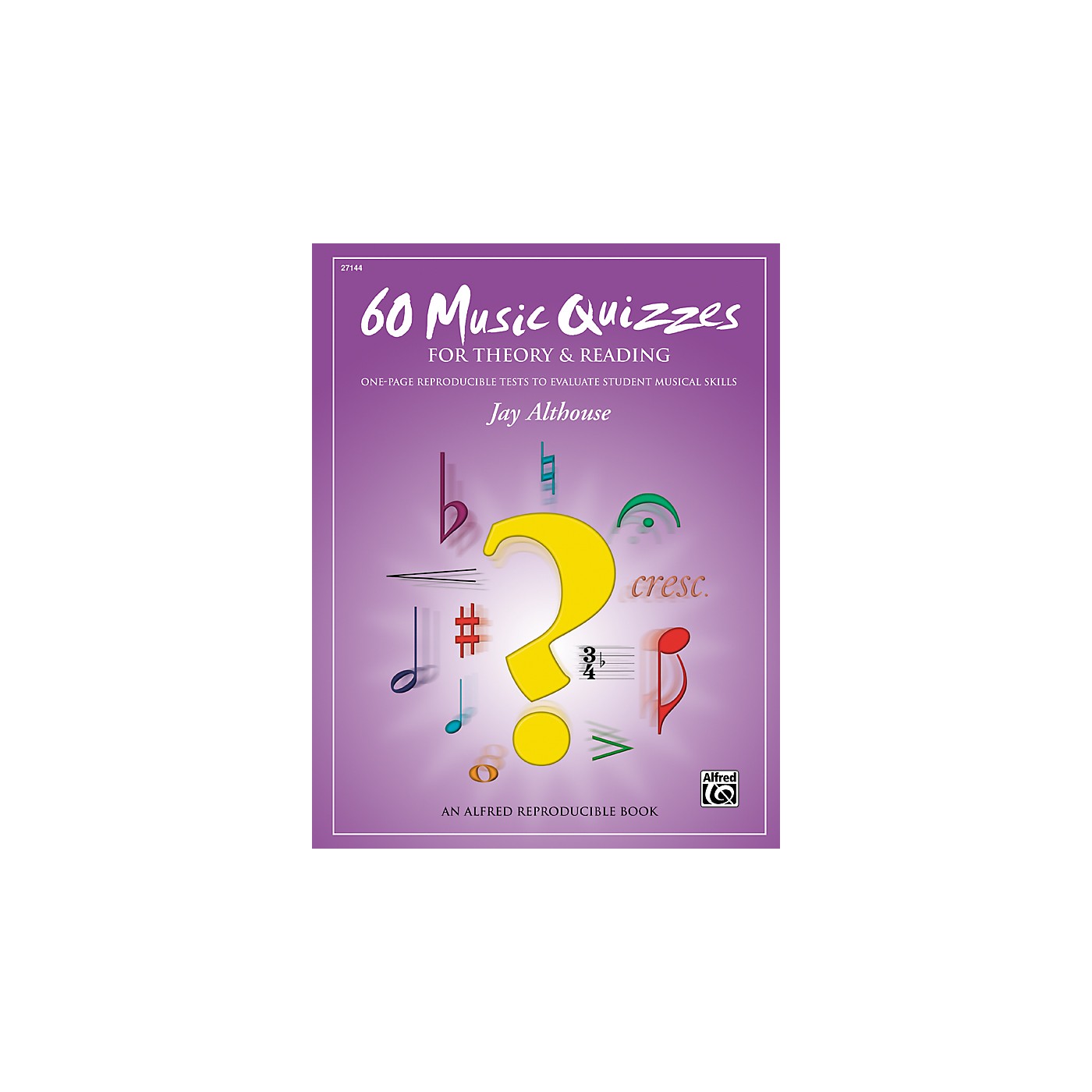 Alfred 60 Music Quizzes for Theory and Reading (Book) thumbnail
