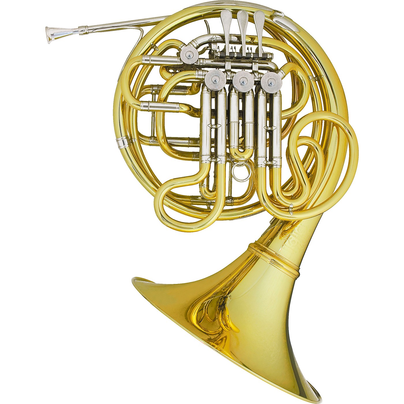 Hans Hoyer 6801A Heritage Kruspe Style Series Double Horn With Mechanical Linkage and Detachable Bell thumbnail