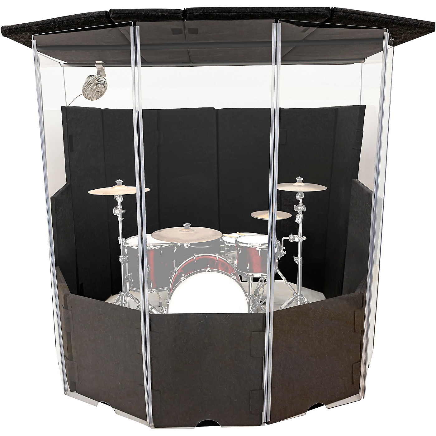 Control Acoustics 7 Foot Acrylic Isolation Booth and Sound Dampening System thumbnail