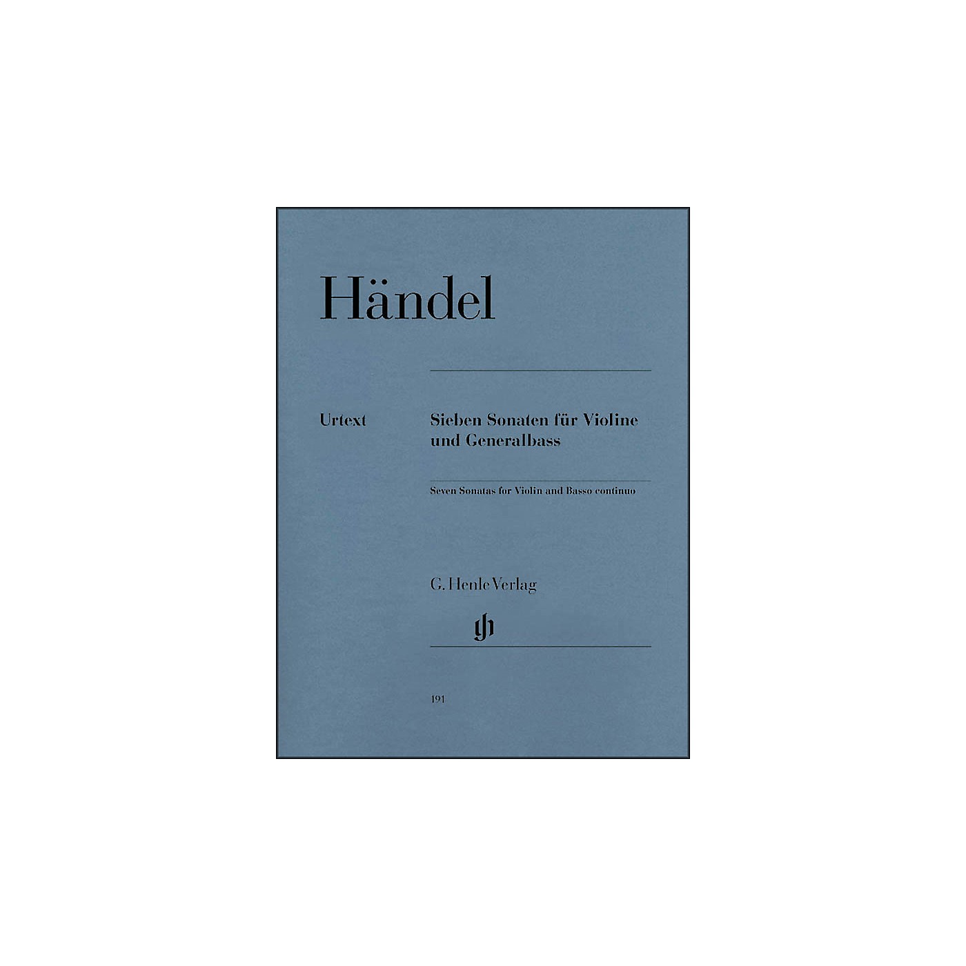 G. Henle Verlag 7 Sonatas for Violin and Basso Continuo By Handel thumbnail