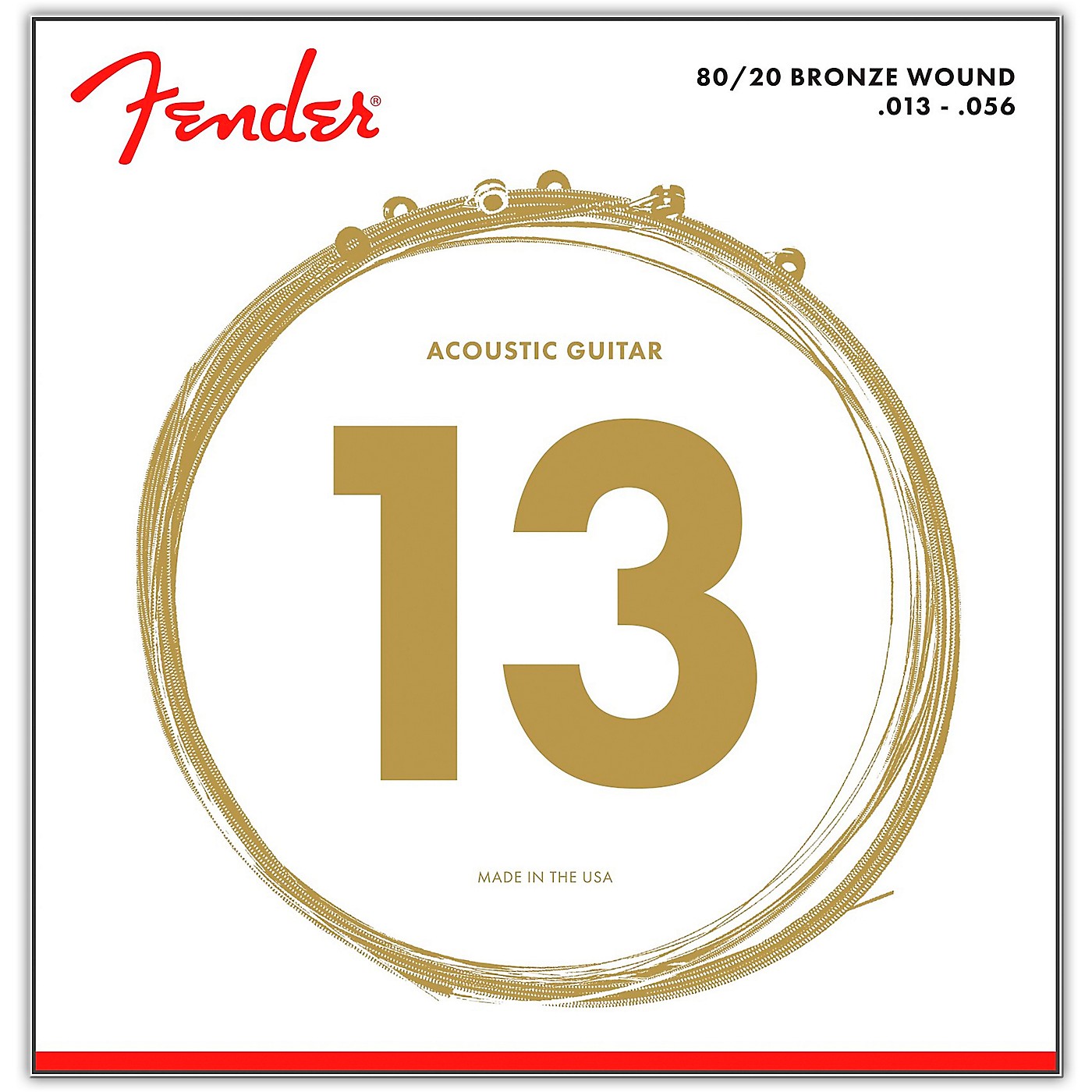 Fender 70M 80/20 Bronze Acoustic Strings - Medium thumbnail