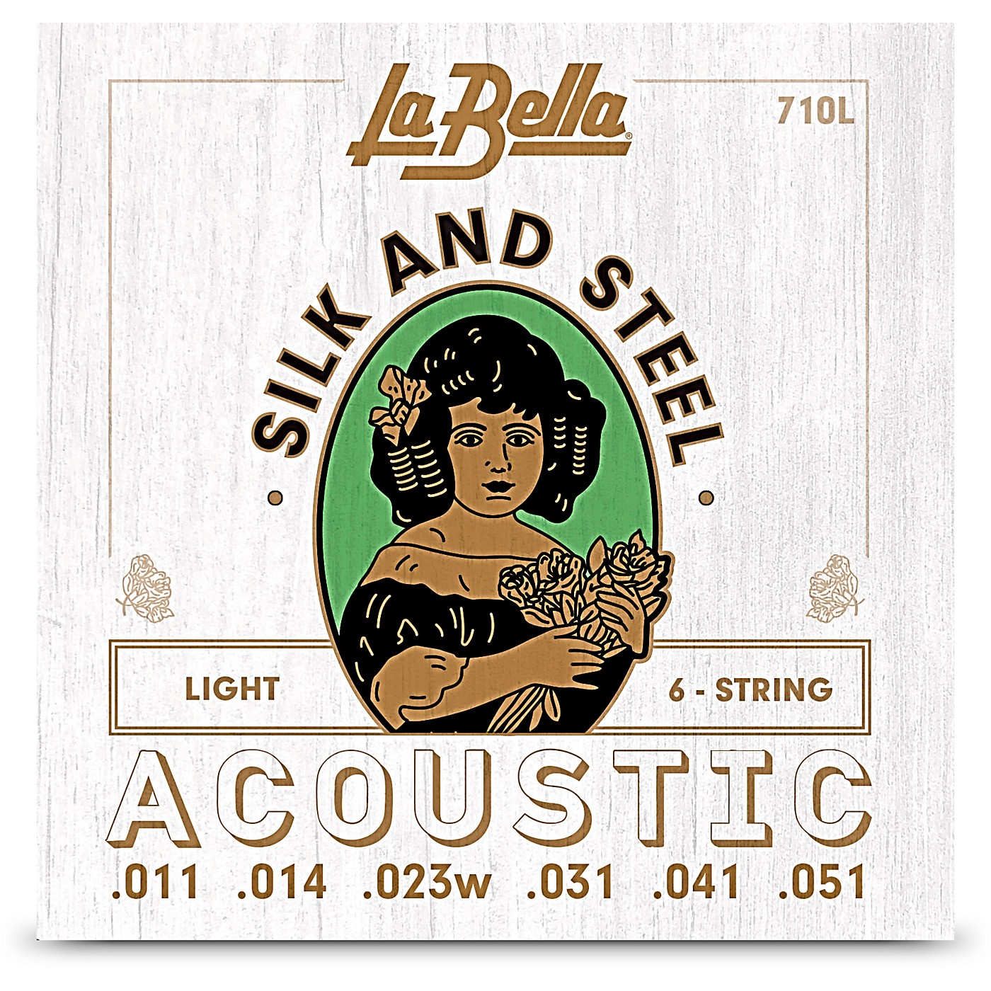LaBella 710L Silk & Steel Light Acoustic Guitar Strings thumbnail