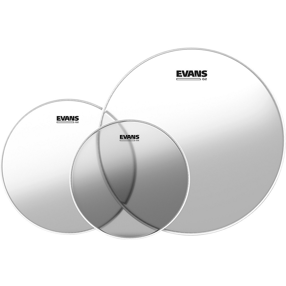 Evans G2 Clear Drumhead Pack Fusion - 10/12/14