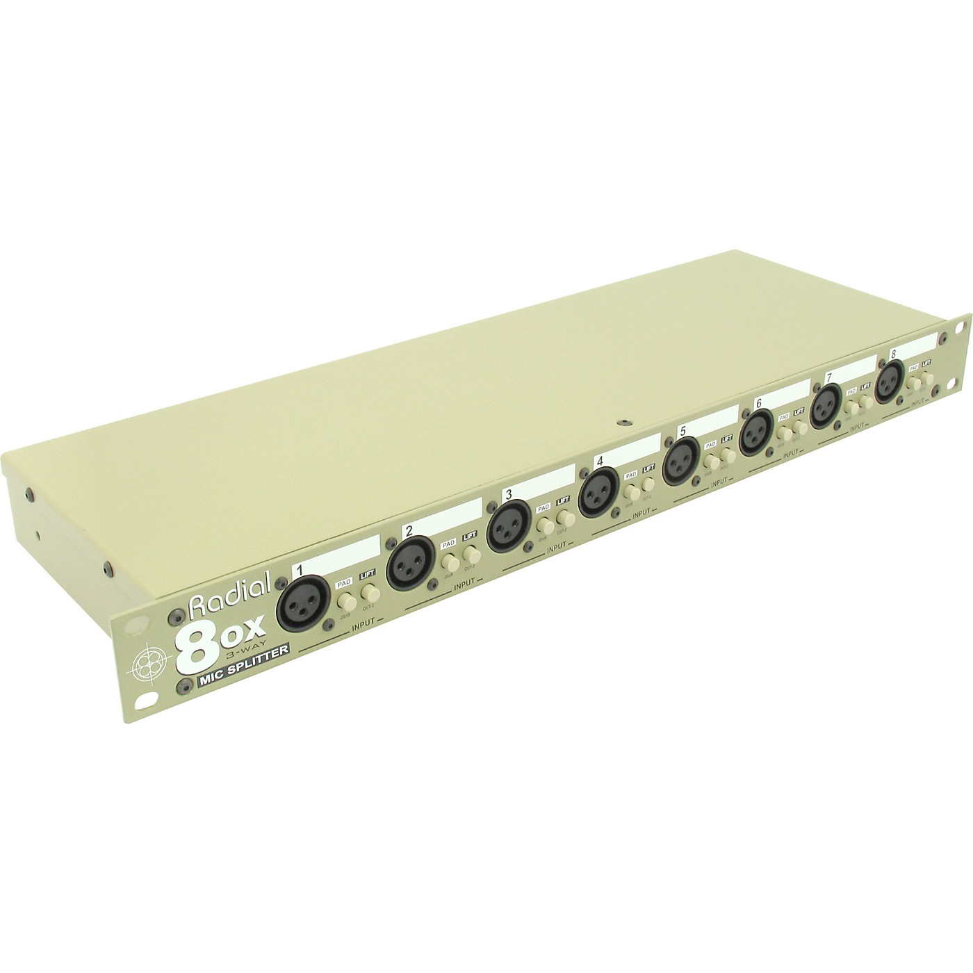 Radial Engineering 8ox Eight Channel 3-way Microphone Splitter thumbnail