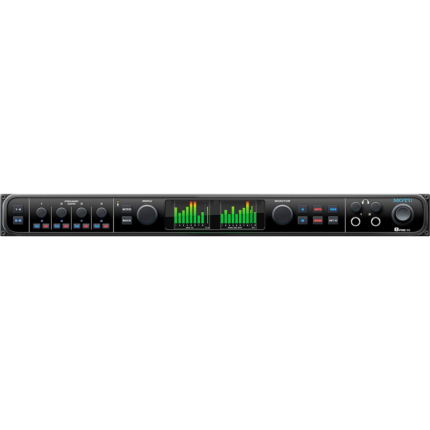 MOTU 8pre-es 24 x 28 Thunderbolt/USB Audio Interface with 8 Mic Pres, DSP and Networking thumbnail