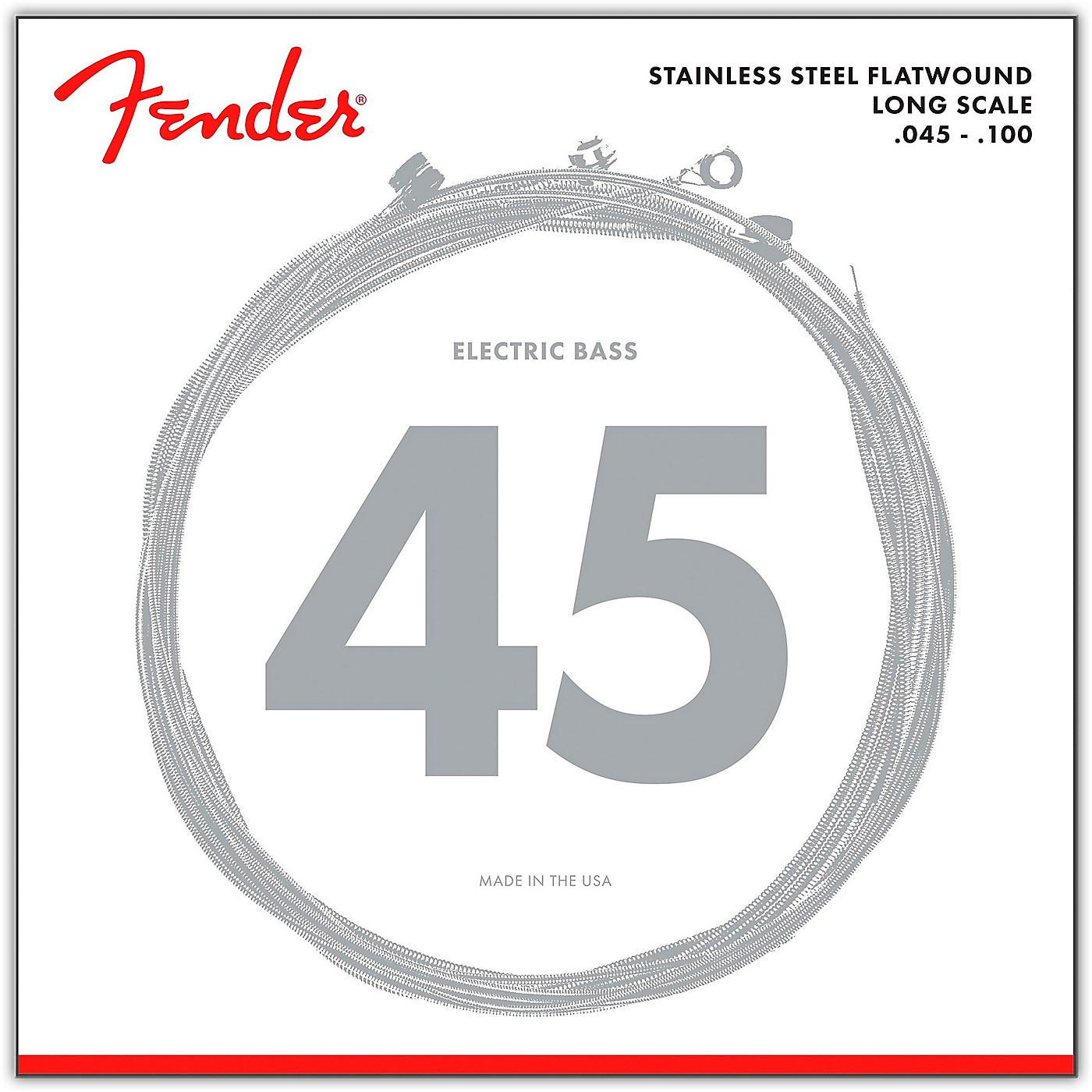 Fender 9050L Stainless Steel Flatwound Long Scale Bass Strings - Light thumbnail